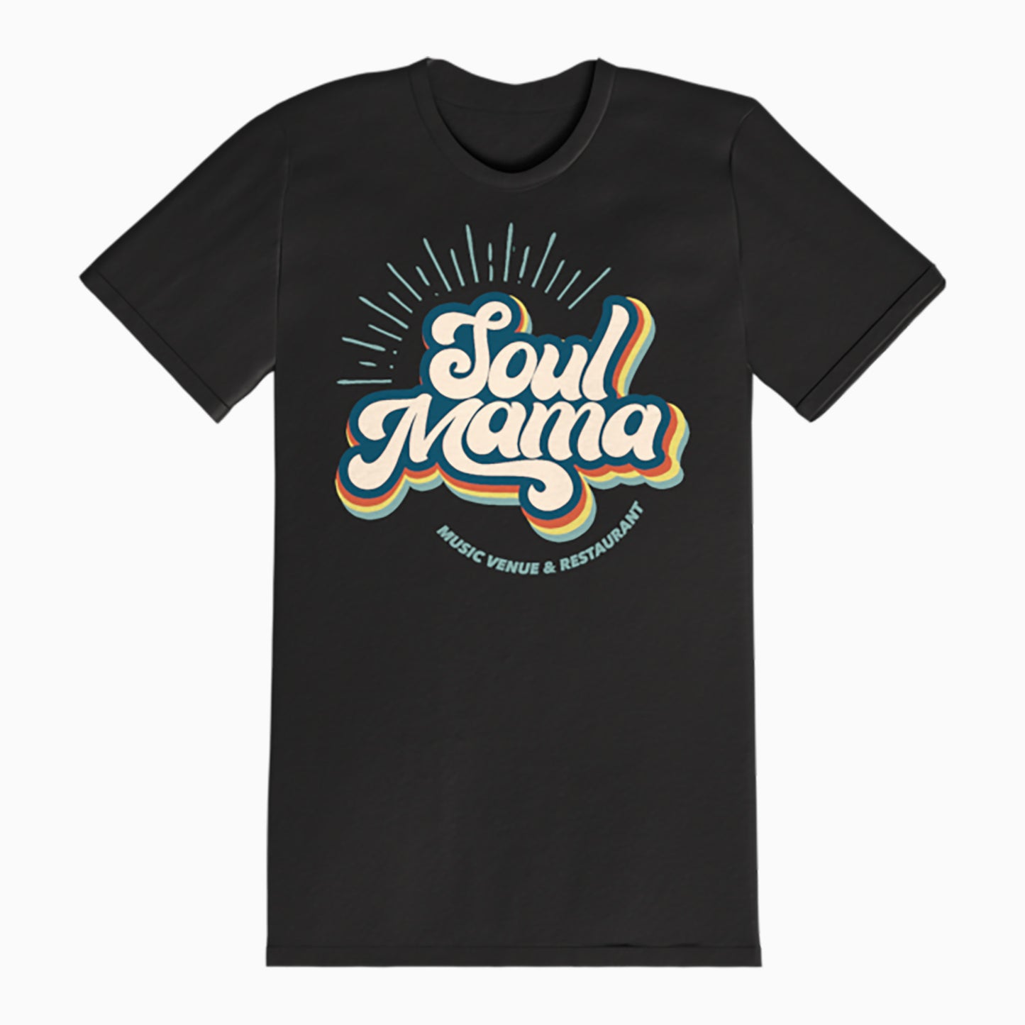 Soul Mama Retro T Shirt (Black)