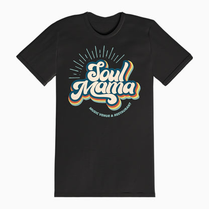 Soul Mama Retro T Shirt (Black)