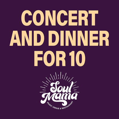 Pre Book Concert & Dinner for 10
