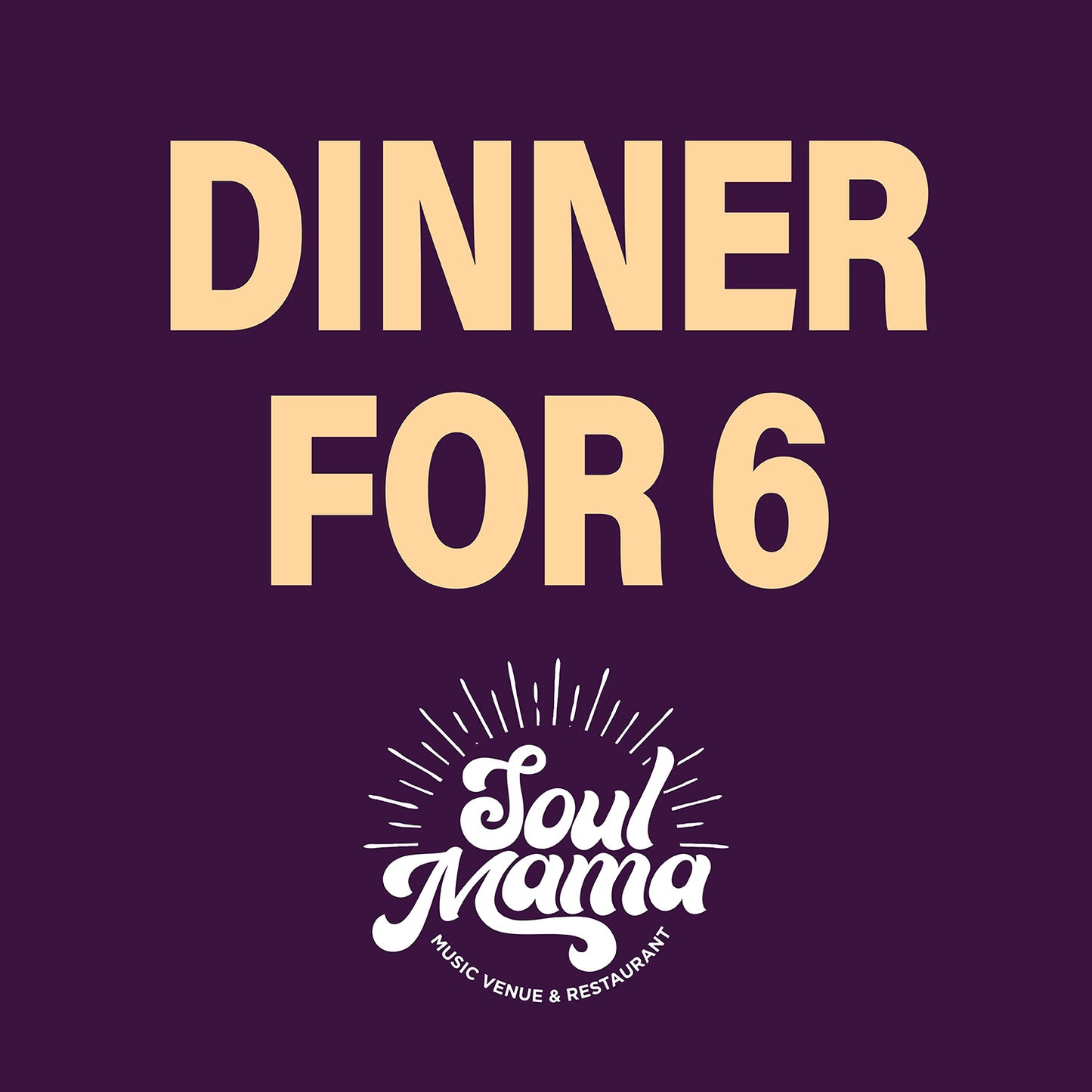 Pre Book Dinner For 6