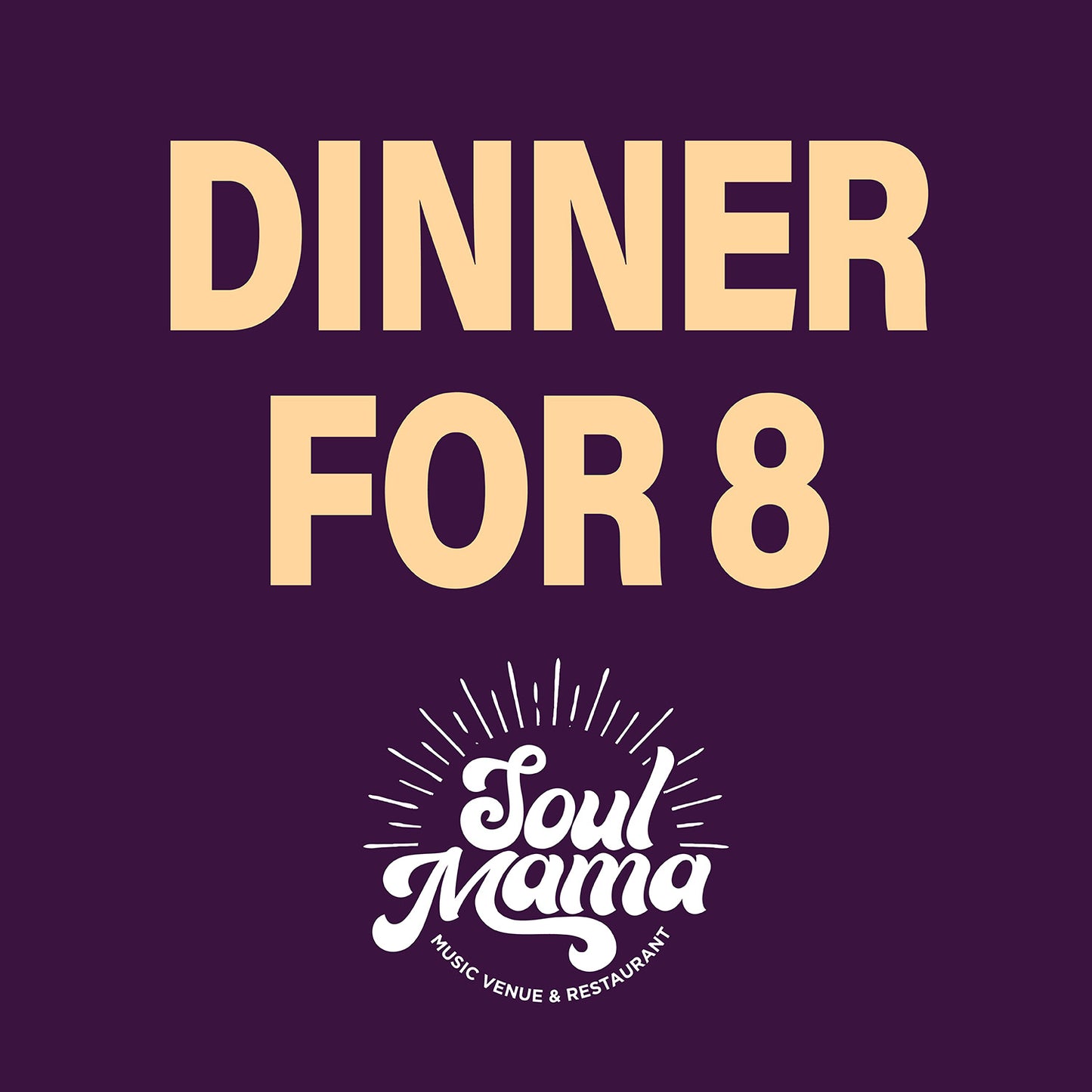 Pre Book Dinner For 8