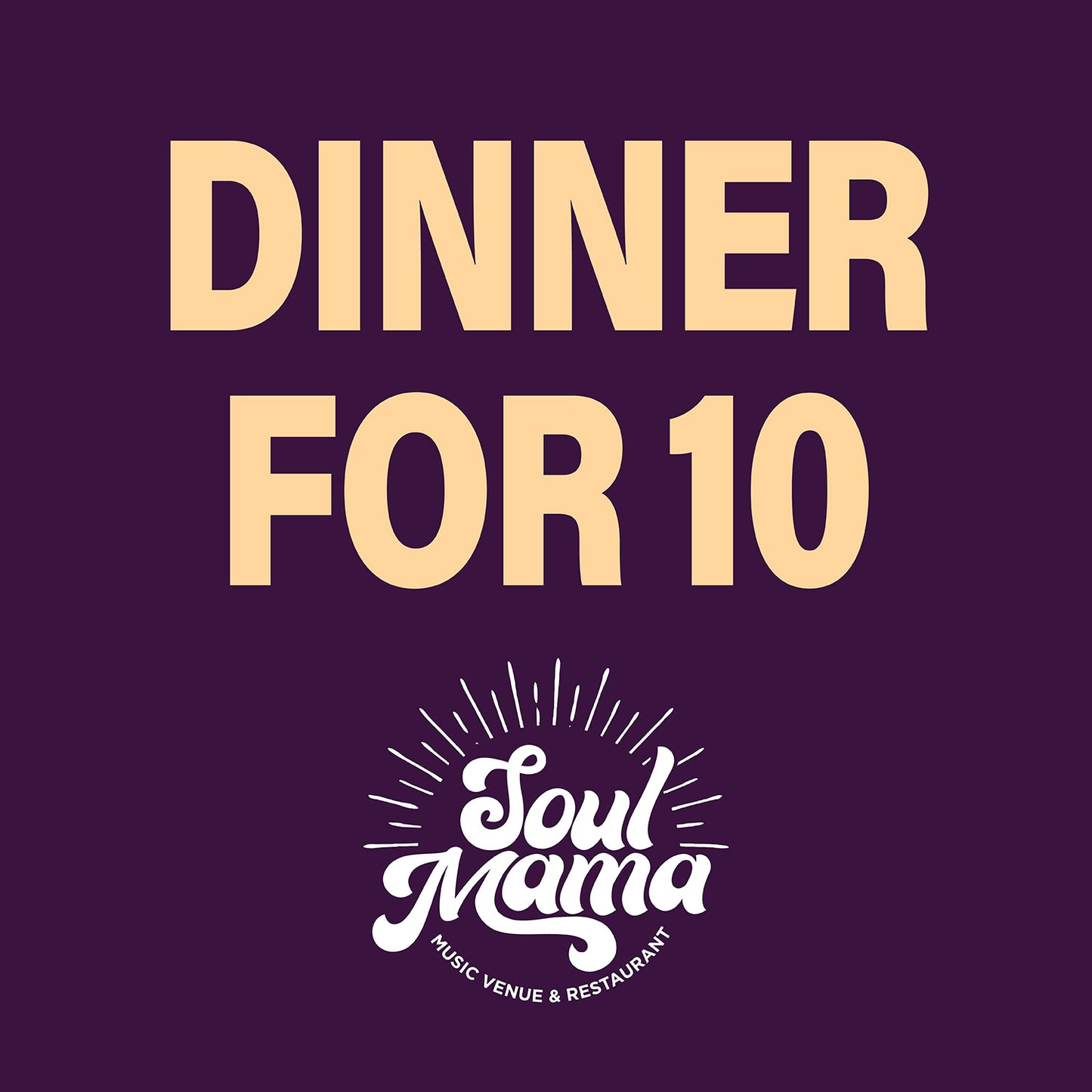 Pre Book Dinner For 10
