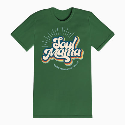 Soul Mama Retro T Shirt (Green)