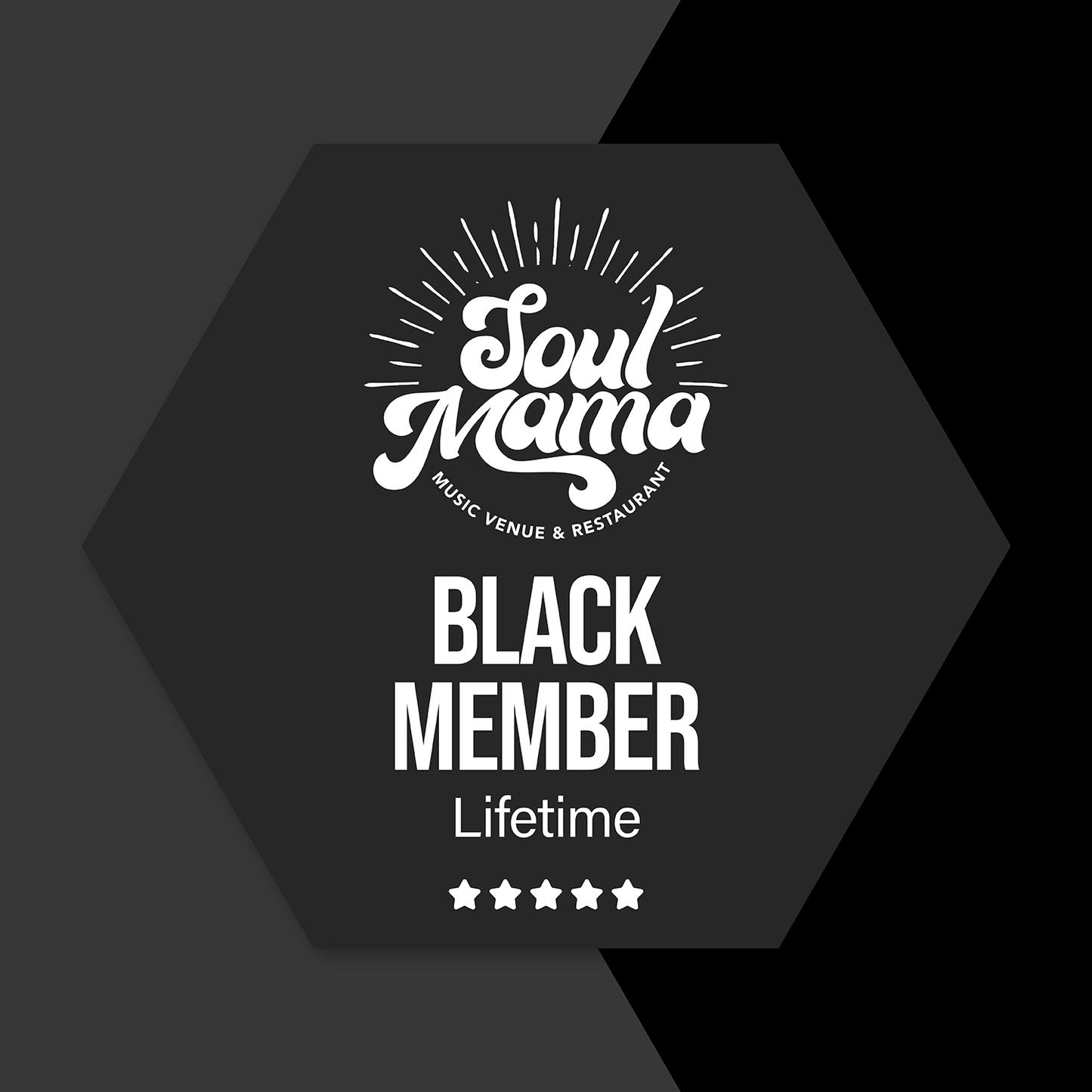 LIFETIME BLACK MEMBERSHIP